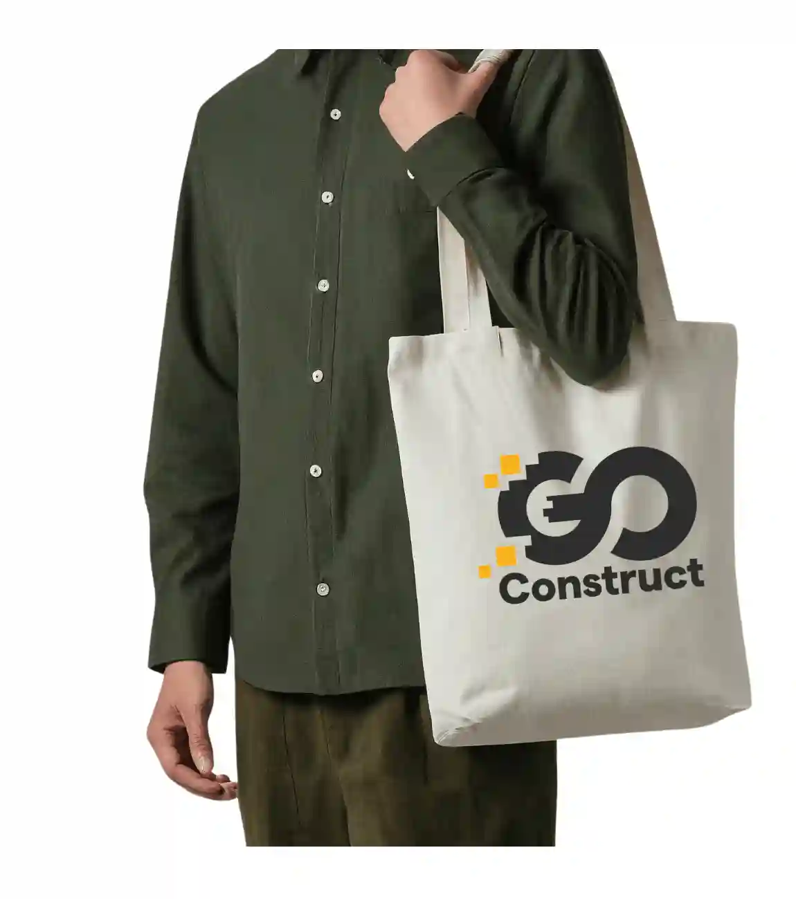 Go Construct tote bag